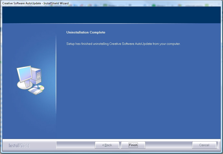 Creative Software Autoupdate Uninstallation Picture Image Photo