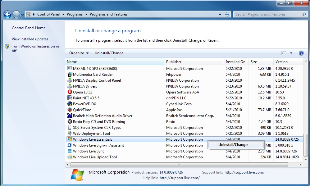 windows live essentials should i remove it